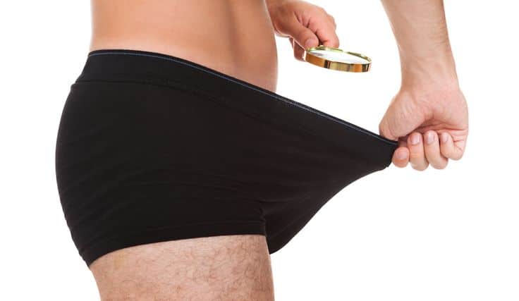lupa dentro da cueca