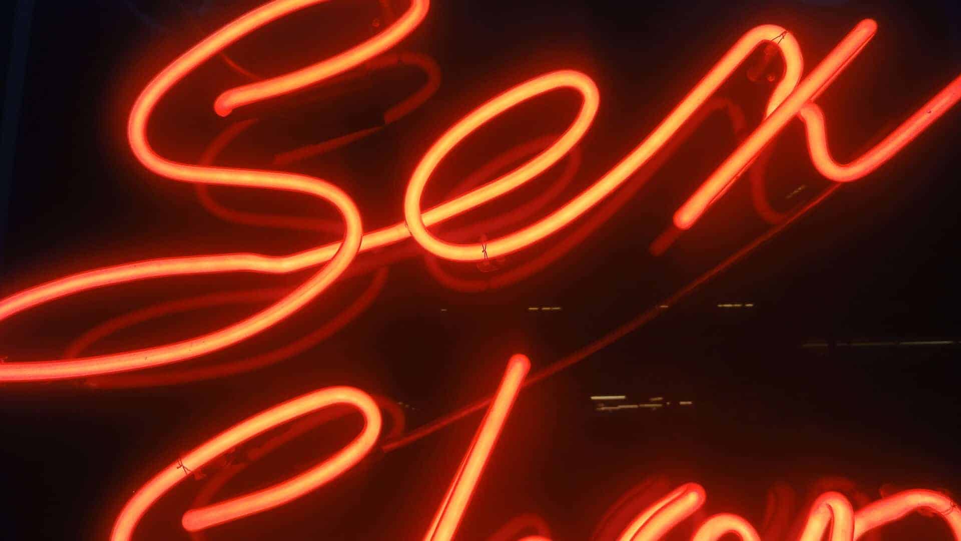 letreiro sex shop