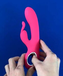 hot rabbit vibrador rosa