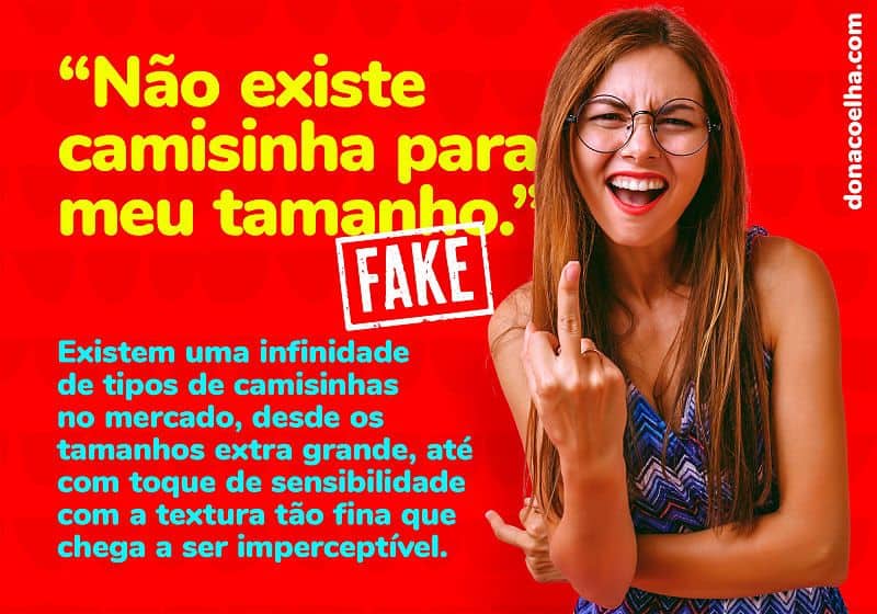 não existe camisinha para o meu tamanho é fake