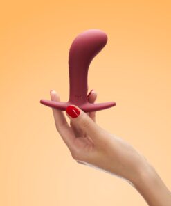 Plug-Anal-Bootie-Large-Vinho-Hand
