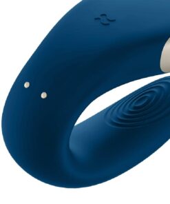 Double Love Azul Satisfyer Vibrador para Casal