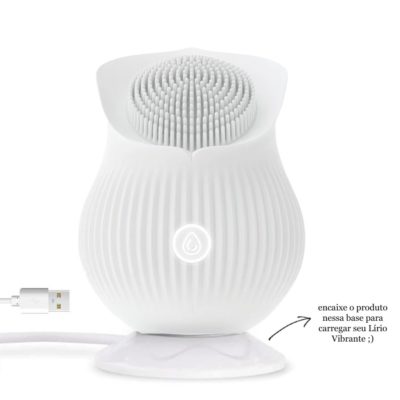 vibrador em formato de lírio