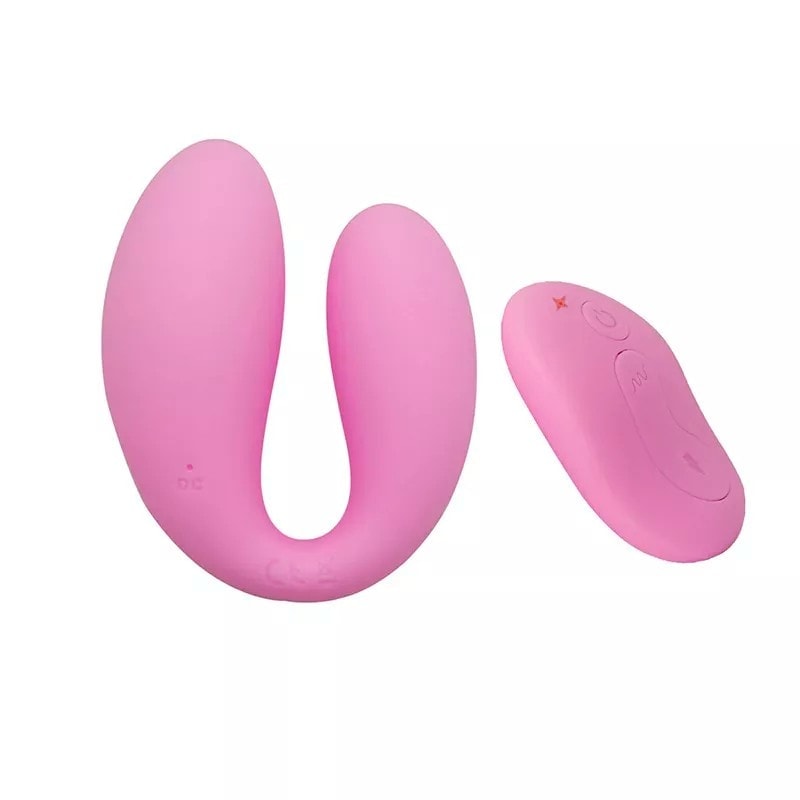 51309f186758d570a798ada2e36d6cc4 U-Smile Vibrador de Casal com Controle