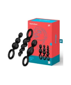 d5127fd7da7929757f039b5bc474657c Plug Anal Satisfyer - Kit com 3 plugs diferentes