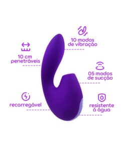Dona Coelha Serelepe04 1 Dona Coelha Serelepe - vibrador e sugador 2 em 1