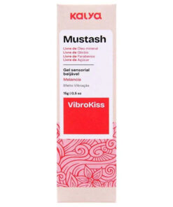 melancia 1 Gel Beijável Mustash VibroKiss