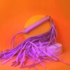 Dona Coelha Flogger Lilás com argola - Linha BDSM