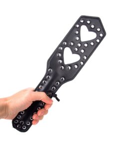 LinhaBDSM PalmatoriasCoracoesVazados04 Dona Coelha Palmatória Rebites - Linha BDSM