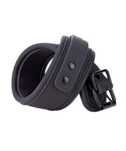 LinhaBDSM ColeiraPreta03 Dona Coelha Coleira e Guia Preto Fosco - Linha BDSM