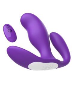 782704ad4f962a11f9856782b0c6a403 Plug Anal Vibratório Duplo com controle remoto